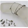 Image 1 : GROUP LOT OF CHARM BRACELETS AND CHARMS