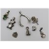Image 2 : GROUP LOT OF CHARM BRACELETS AND CHARMS