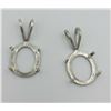 Image 2 : LOT OF MISC. STERLING SILVER MOUNTS.