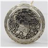 Image 1 : AZTEC MEXICO SILVER PIN/PENDANT STAMPED "EL SALVADOR"