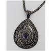 Image 1 : STERLING SILVER PENDANT AND CHAIN