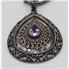 Image 2 : STERLING SILVER PENDANT AND CHAIN