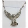 Image 2 : OWL STERLING SILVER NECKLACE
