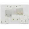 Image 1 : (8) PAIRS OF STERLING SILVER EARRINGS