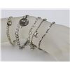 Image 1 : GROUP OF 5 STERLING SILVER BRACELETS