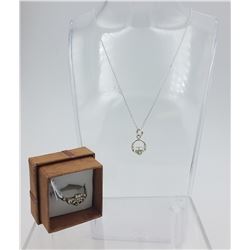 IRISH CELTIC GOOD LUCK STERLING SILVER SET