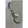 Image 2 : DESIGNER LOIS HILL .925 STERLING SILVER BALI TOGGLE BRACELET.