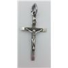 Image 1 : AVANTI DESIGNER STERLING SILVER HIGHLY DETAILED JESUS CROSS PENDANT