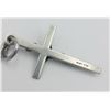 Image 2 : AVANTI DESIGNER STERLING SILVER HIGHLY DETAILED JESUS CROSS PENDANT