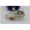 Image 3 : GORGEOUS STERLING SILVER BRACELET AND EARRING SET WITH BLUE STONES