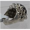 Image 2 : LARGE ONYX STERLING SILVER RING
