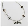 Image 4 : GROUP OF 3 STERLING SILVER AZTEC NECKLACES.