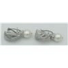 Image 2 : JUDITH RIPKA STERLING SILVER EARRINGS WITH THREE SETS OF DANGLES