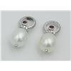 Image 4 : JUDITH RIPKA STERLING SILVER EARRINGS WITH THREE SETS OF DANGLES