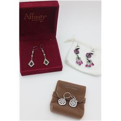 QVC EARRINGS LOT - 2 PAIRS