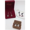 Image 1 : QVC EARRINGS LOT - 2 PAIRS