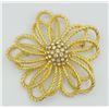 Image 1 : JOAN RIVERS CLASSIC COLLECTION GOLD TONE BROOCH/PIN