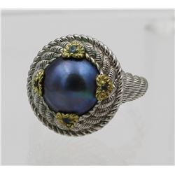 JUDITH RIPKA STERLING SILVER RING