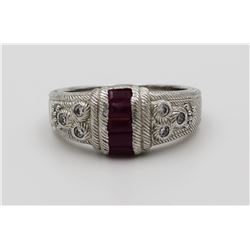 JUDITH RIPKA STERLING SILVER RING