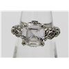 Image 1 : JUDITH RIPKA STERLING SILVER RING WITH CZ'S.