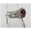 Image 2 : JUDITH RIPKA STERLING SILVER RING WITH CZ'S.