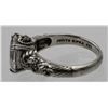 Image 4 : JUDITH RIPKA STERLING SILVER RING WITH CZ'S.