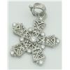Image 2 : JUDITH RIPKA CROSS PENDANT AND PIERCED EARRINGS SET.