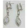 Image 3 : JUDITH RIPKA CROSS PENDANT AND PIERCED EARRINGS SET.