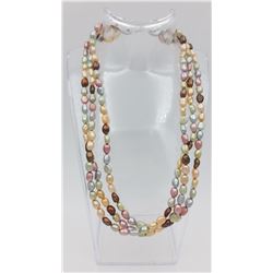 HONORA COLLECTION 3 STRAND CULTURED PEARL NECKLACE