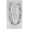 Image 1 : HONORA COLLECTION 3 STRAND CULTURED PEARL NECKLACE