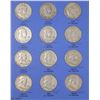 Image 2 : COMPLETE SET OF FRANKLIN HALF DOLLARS