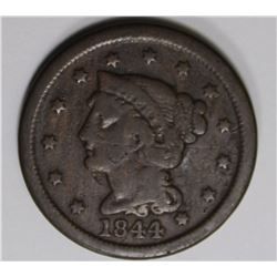 1844/81 LARGE CENT BEAUTIFUL COLOR F-VF