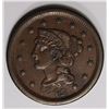 Image 1 : 1849 LARGE CENT BEAUTIFUL COLOR XF/AU