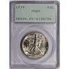 Image 1 : 1939 WALKING LIBERTY HALF DOLLAR PCGS MS 65 GEM SNOW WHITE