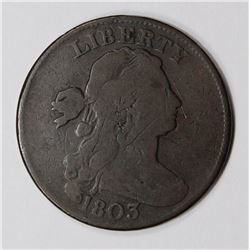 1803 LARGE CENT, VG/FINE