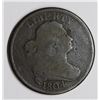 Image 1 : 1804 HALF CENT, NICE VG, CHOCOLATE BROWN