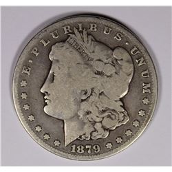 1879-CC MORGAN DOLLAR, VG, KEY COIN!