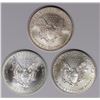 Image 2 : 3-GEM BU AMERICAN SILVER EAGLES