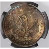 Image 3 : 1887 MORGAN SILVER DOLLAR NGC MS-65 GEM RAINBOW COLORS