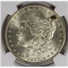 Image 2 : 1898-O MORGAN SILVER DOLLAR NGC MS 65 SNOW WHITE