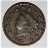 Image 1 : 1827 LARGE CENT, SCARCE DATE, XF BEAUTIFUL COLOR