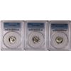 Image 1 : PCGS GRADED MERCURY DIMES: ALL MS 65 WHITE - 1945-D, 1936 & 1941-D