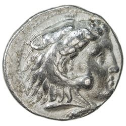 MACEDONIAN KINGDOM: Alexander III, the Great, 336-323 BC, AR tetradrachm (16.81g), Memphis. VF