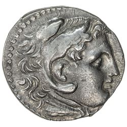 MACEDONIAN KINGDOM: Alexander III, the Great, late issue, ca. 180 BC, AR tetradrachm (17.04g), Pella