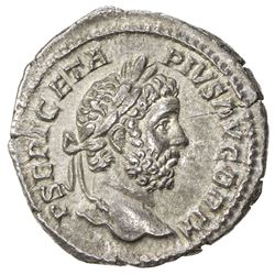 ROMAN EMPIRE: Geta, 209-212 AD, AR denarius (2.86g), Rome (210). EF