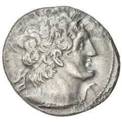PTOLEMAIS: Ptolemy IX Sotor, 116-106 and 88-80 BC, AR tetradrachm (13.37g), Paphos, year 2. VF