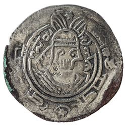EASTERN SISTAN: (Salih) Rida, ca. 780s, AR drachm (2.74g), SK (Sijistan), ND. VF