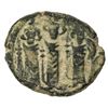 Image 1 : ARAB-BYZANTINE: Three Standing Figures, ca. 680s, AE fals (4.17g), [Tabariya], ND. VF