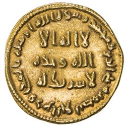 UMAYYAD: 'Abd al-Malik, 685-705, AV dinar (4.27g), NM (Dimashq), AH78. VF-EF