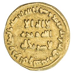 UMAYYAD: 'Abd al-Malik, 685-705, AV dinar (3.88g), NM (Dimashq), AH78. F